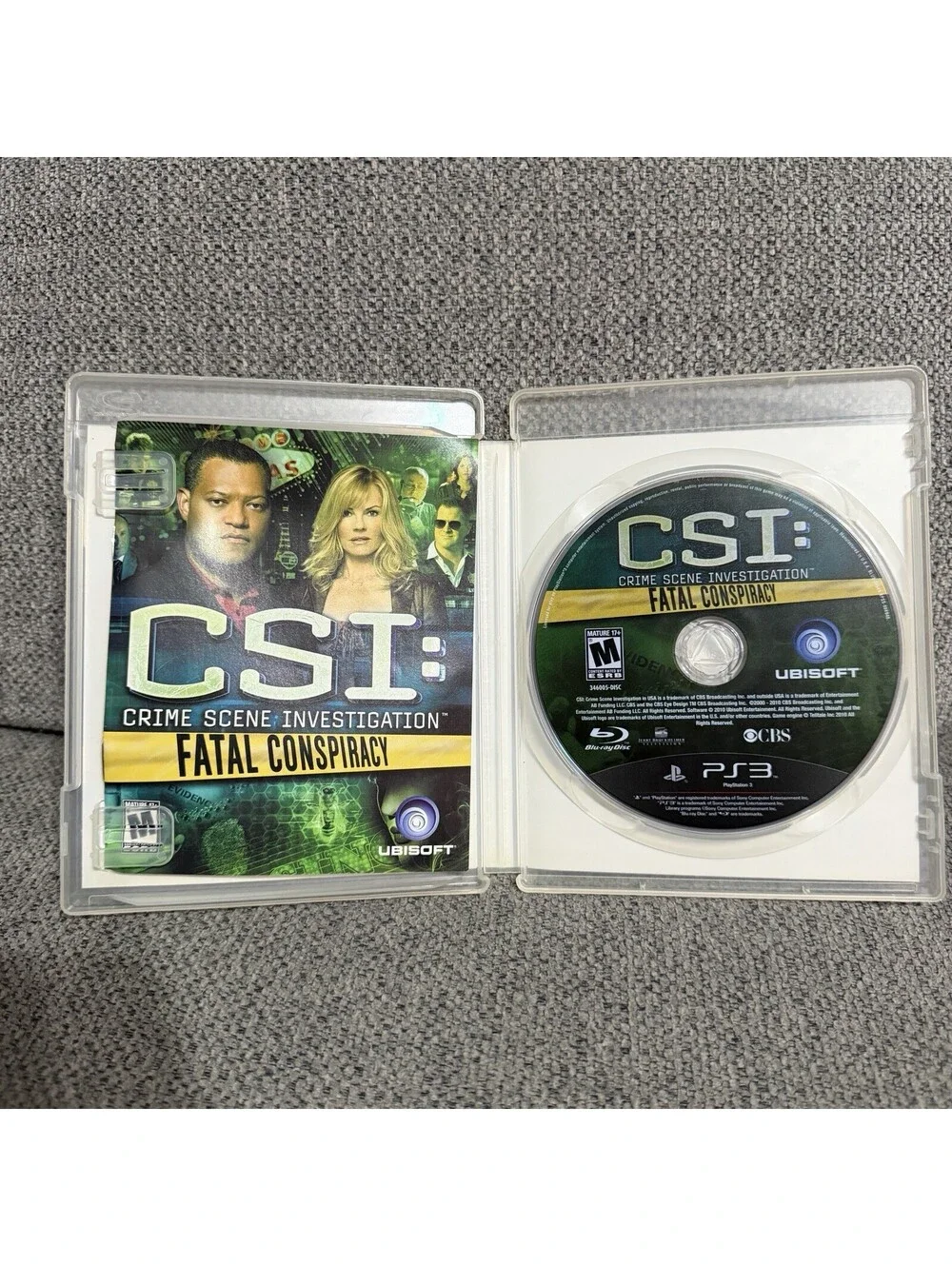 CSI: Crime Scene Investigation - Fatal Conspiracy CIB PS3